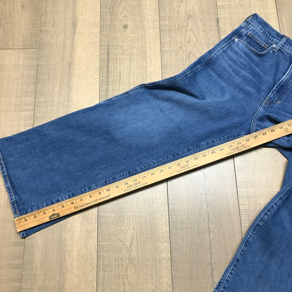 Veronica Beard Taylor Wide Leg Crop Jeans Womens 30 High Rise Serendipity Blue - Picture 13 of 14